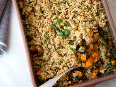 Steak, Butternut Squash Quinoa Bowl