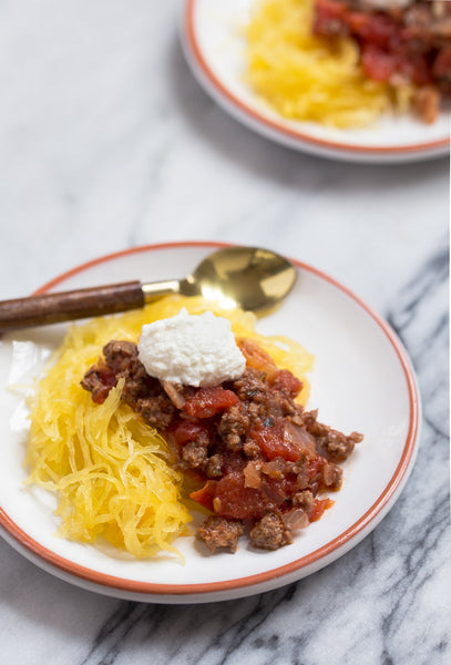 Spaghetti Squash Bolognese
