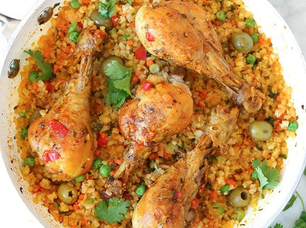 Cauli "Arroz" con Pollo