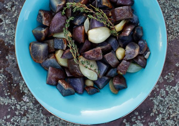 Chickie Apple Nugs + Purple Potato Bites