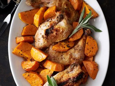 Rockin' Rosemary Chicken & Cinnamony Yams