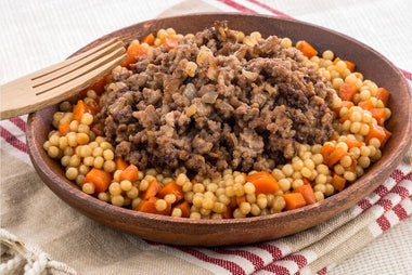 Roast Beef + Carrot Couscous