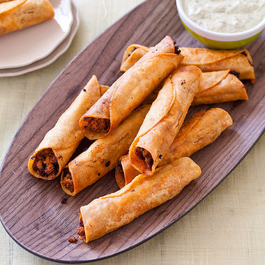 Black Bean Cheddar Taquitos