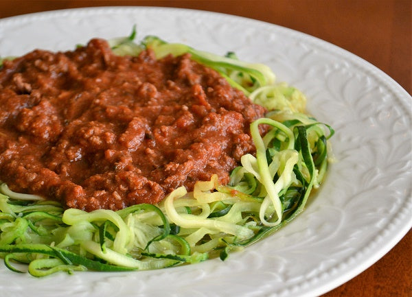 Zoodle Bolognese (Beefy Baby or Very Veggie)