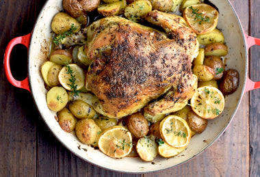 Lemon Rosemary Chicken + Potatoes