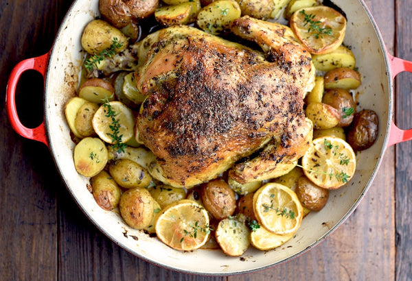 Lemon Rosemary Chicken + Potatoes
