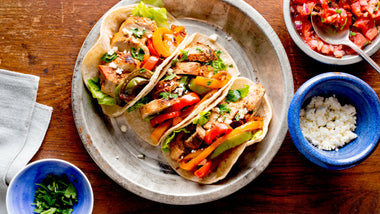 Frankenstein's Favorite Fajitas (Steak or Black Bean Veggie)