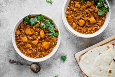 Autumn Chickpea Stew over Quinoa