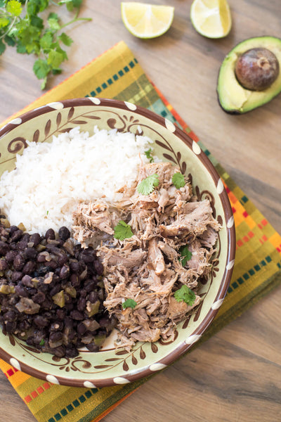 Miami Thanksgiving: Mojo Pork over Rice & Black Beans