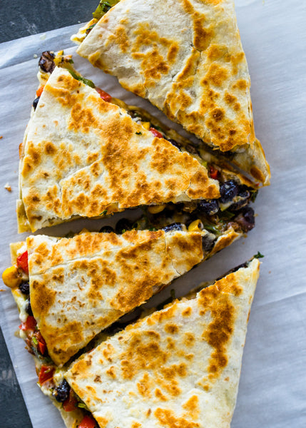 Loaded Veggie Quesadillas