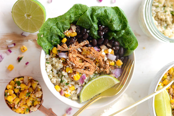 Carnita + Cauli Burrito Bowl