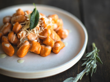 Sweet Potato Gnocchi in a Brown Butter Sage Sauce
