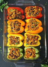 Mexican Quinoa Stuffed Peppers