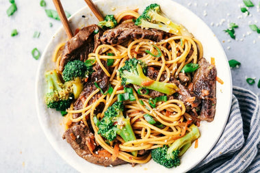 Beef + Broccoli Noodles